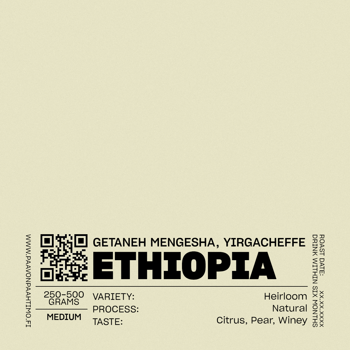 Ethiopia, Yirgacheffe | medium