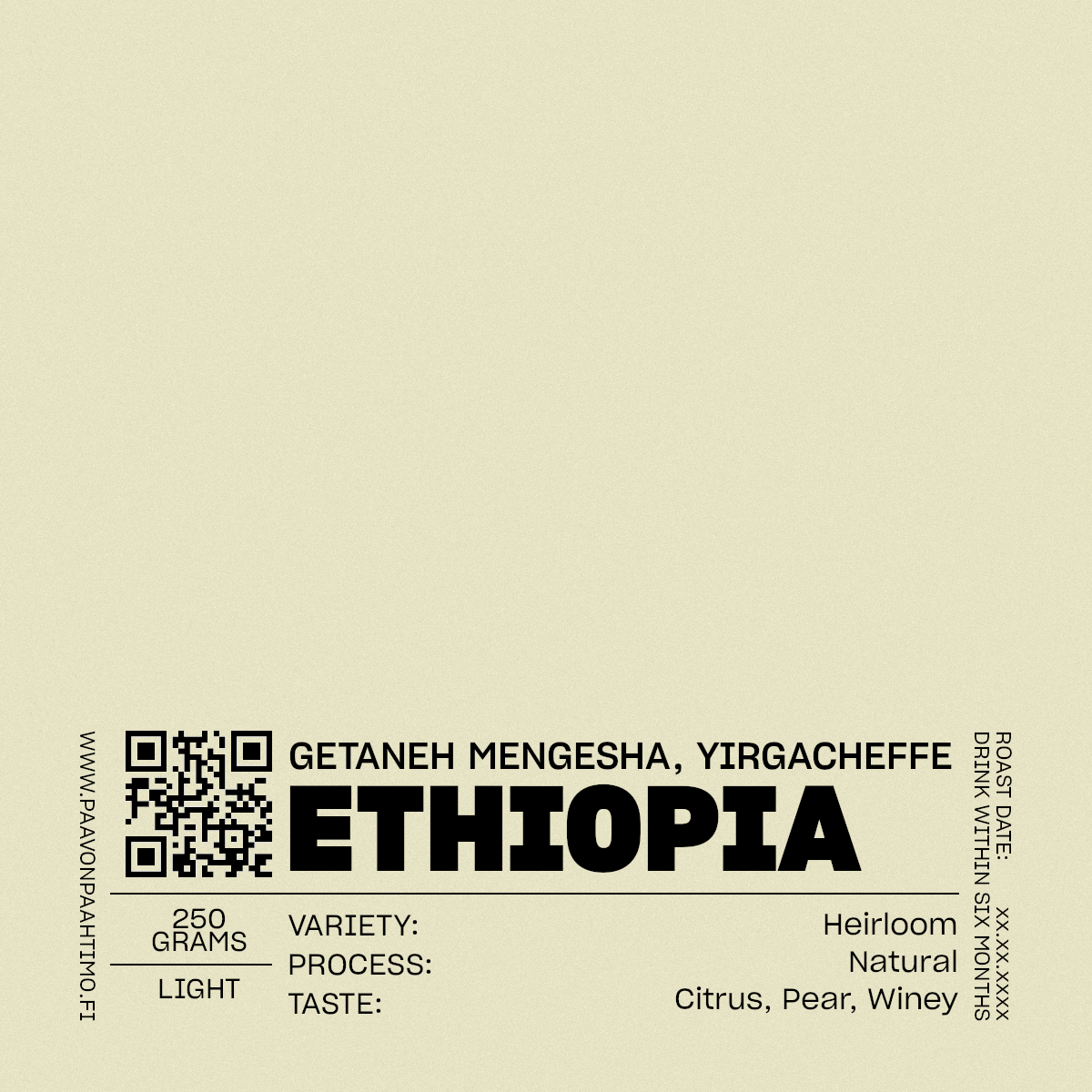 Ethiopia, Yirgacheffe | medium
