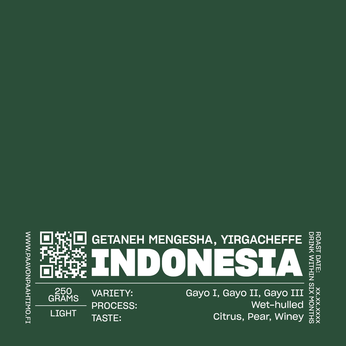 Indonesia, Sumatra | medium dark